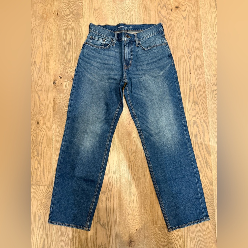Old Navy Men's Loose Medium Wash Jeans